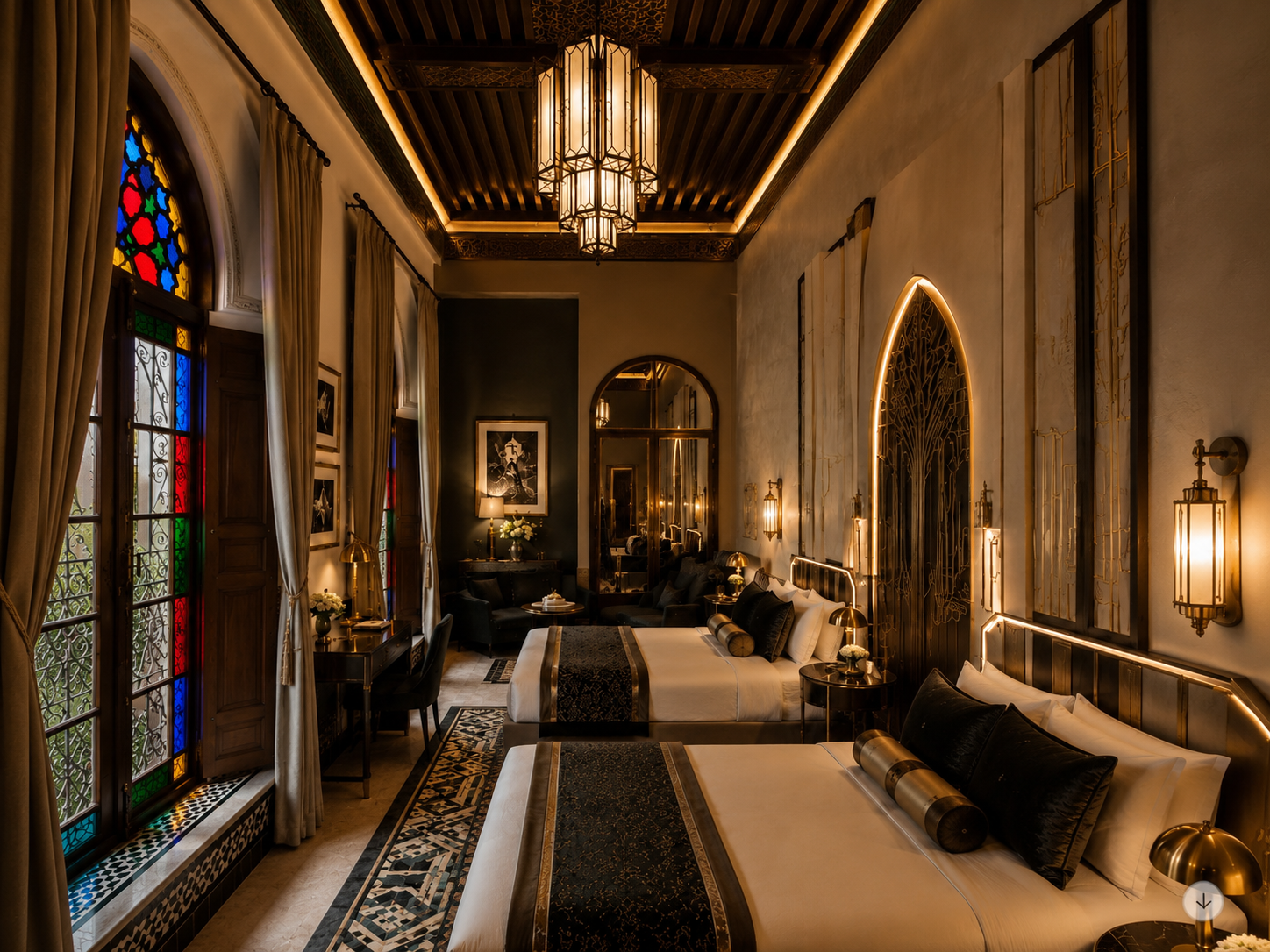 Walnut Junior Suite - Dar Al Andalus Fez
